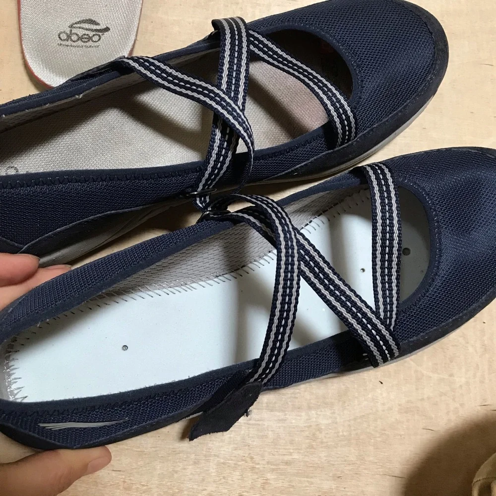 Dansko Women's Hazel Navy Suede Slip On Sneakers Size EU 42